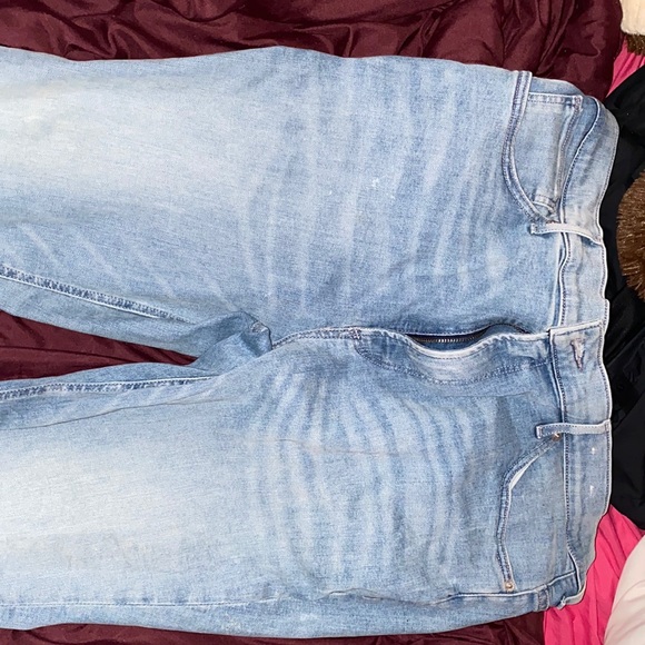 Denim Jeans High rise Cropped Legging - Picture 2 of 8